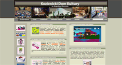 Desktop Screenshot of dkkozienice.pl