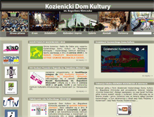 Tablet Screenshot of dkkozienice.pl
